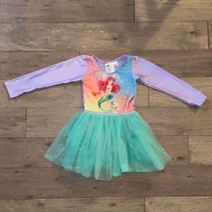 H&M little mermaid dance leotard with tulle skirt